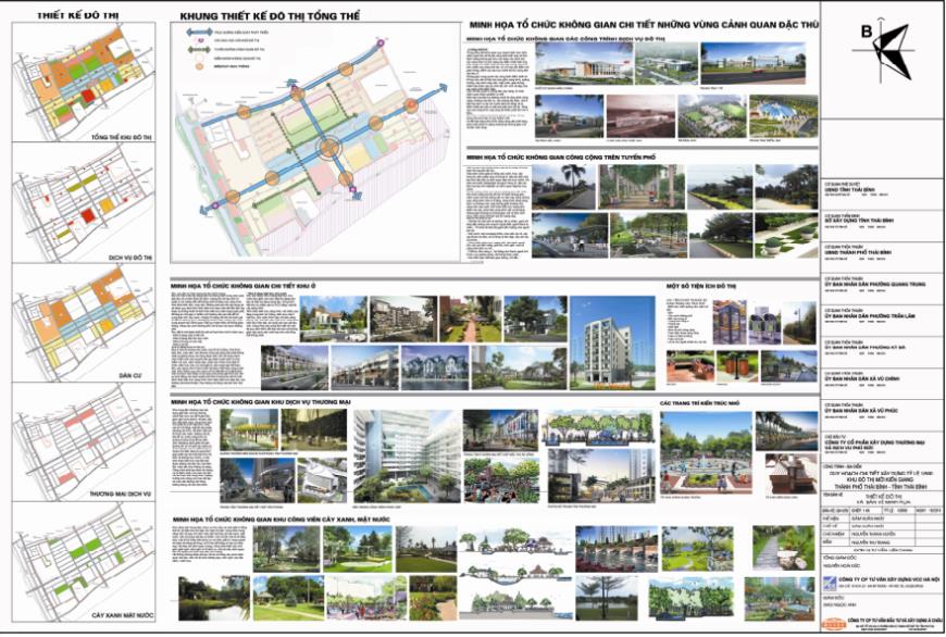 mặt bằng khu đô thị mới kiến giang thái bình